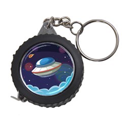 Ufo Alien Spaceship Galaxy Measuring Tape by Bedest