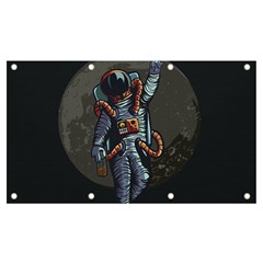 Illustration Drunk Astronaut Banner And Sign 7  X 4  by Bedest