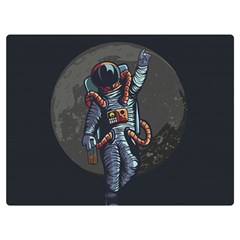 Illustration Drunk Astronaut Premium Plush Fleece Blanket (extra Small)