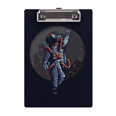 Illustration Drunk Astronaut A5 Acrylic Clipboard by Bedest