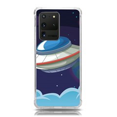 Ufo Alien Spaceship Galaxy Samsung Galaxy S20 Ultra 6 9 Inch Tpu Uv Case by Bedest