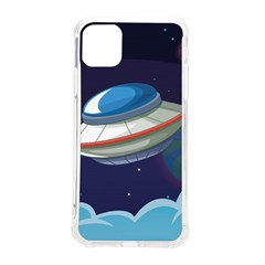 Ufo Alien Spaceship Galaxy Iphone 11 Pro Max 6 5 Inch Tpu Uv Print Case by Bedest