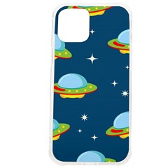 Seamless Pattern Ufo With Star Space Galaxy Background Iphone 12 Pro Max Tpu Uv Print Case