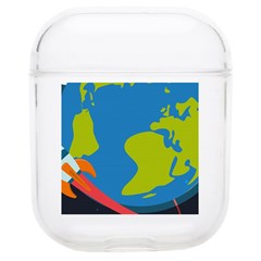 Spaceship Design Soft Tpu Airpods 1/2 Case by Bedest