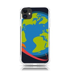 Spaceship Design Iphone 11 Tpu Uv Print Case by Bedest