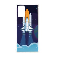 Spaceship Milkyway Galaxy Samsung Galaxy Note 20 Tpu Uv Case by Bedest