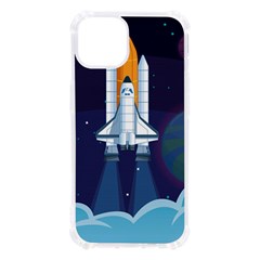 Spaceship Milkyway Galaxy Iphone 13 Tpu Uv Print Case by Bedest