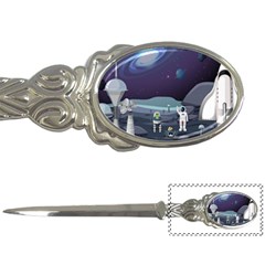 Alien Astronaut Scene Letter Opener by Bedest