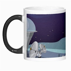 Alien Astronaut Scene Morph Mug by Bedest