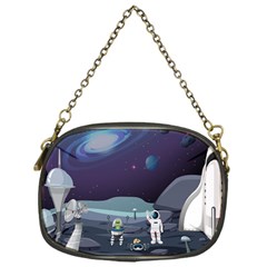 Alien Astronaut Scene Chain Purse (one Side) by Bedest