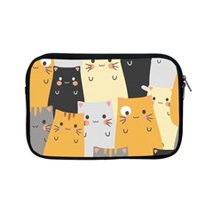 Seamless Pattern Cute Cat Cartoons Apple Ipad Mini Zipper Cases by Bedest