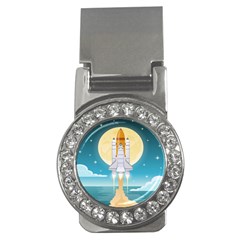 Space Exploration Illustration Money Clips (cz)  by Bedest