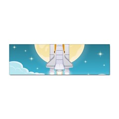 Space Exploration Illustration Sticker (bumper) by Bedest