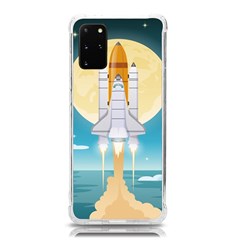 Space Exploration Illustration Samsung Galaxy S20plus 6 7 Inch Tpu Uv Case by Bedest