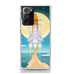 Space Exploration Illustration Samsung Galaxy Note 20 Ultra Tpu Uv Case by Bedest