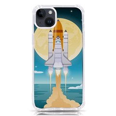 Space Exploration Illustration Iphone 14 Plus Tpu Uv Print Case by Bedest