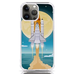 Space Exploration Illustration Iphone 13 Pro Max Tpu Uv Print Case by Bedest