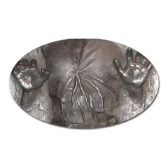 Han Solo In Carbonite Oval Magnet by Sarkoni