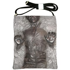 Han Solo In Carbonite Shoulder Sling Bag by Sarkoni