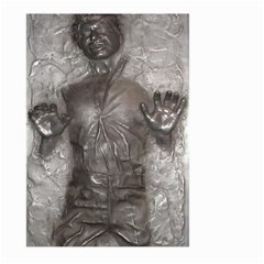 Han Solo In Carbonite Large Garden Flag (two Sides) by Sarkoni