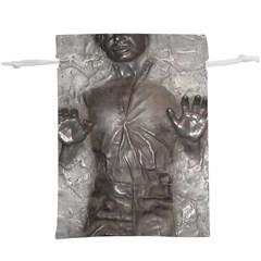 Han Solo In Carbonite Lightweight Drawstring Pouch (xl) by Sarkoni