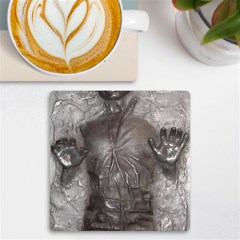 Han Solo In Carbonite Uv Print Square Tile Coaster  by Sarkoni