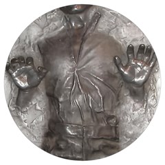 Han Solo In Carbonite Round Trivet by Sarkoni