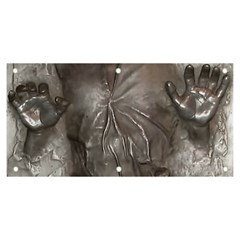 Han Solo In Carbonite Banner And Sign 6  X 3  by Sarkoni