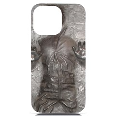 Han Solo In Carbonite Iphone 14 Pro Max Black Uv Print Case by Sarkoni