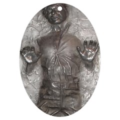 Han Solo In Carbonite Uv Print Acrylic Ornament Oval by Sarkoni