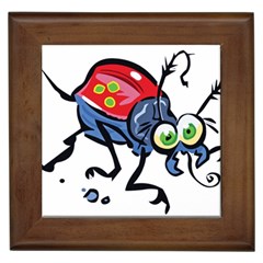 Bug Black Insect Animal Framed Tile by Sarkoni