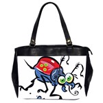 Bug Black Insect Animal Oversize Office Handbag (2 Sides) Front