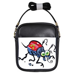 Bug Black Insect Animal Girls Sling Bag by Sarkoni