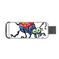 Bug Black Insect Animal Portable Usb Flash (two Sides) by Sarkoni