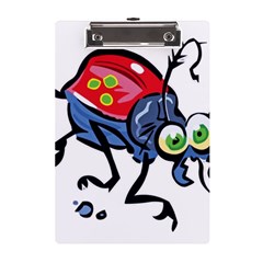 Bug Black Insect Animal A5 Acrylic Clipboard by Sarkoni