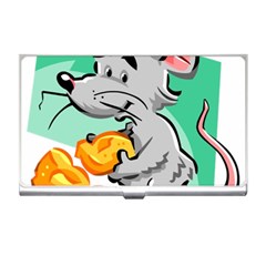 Mouse Cheese Tail Rat Mice Hole Business Card Holder by Sarkoni