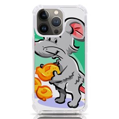 Mouse Cheese Tail Rat Mice Hole Iphone 13 Pro Tpu Uv Print Case by Sarkoni