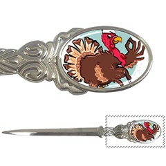 Turkey Chef Cooking Food Cartoon Letter Opener by Sarkoni