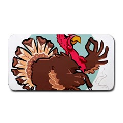 Turkey Chef Cooking Food Cartoon Medium Bar Mat by Sarkoni