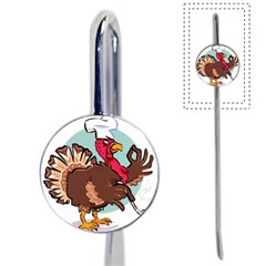 Turkey Chef Cooking Food Cartoon Book Mark by Sarkoni