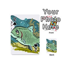 Fish Hook Worm Bait Water Hobby Playing Cards 54 Designs (mini) by Sarkoni