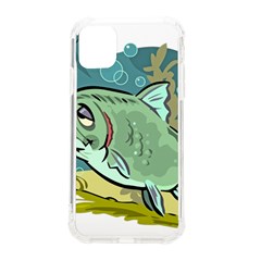 Fish Hook Worm Bait Water Hobby Iphone 11 Tpu Uv Print Case by Sarkoni