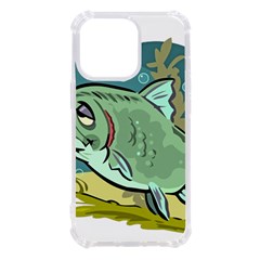 Fish Hook Worm Bait Water Hobby Iphone 13 Pro Tpu Uv Print Case by Sarkoni