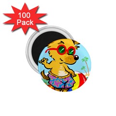 Beach Chihuahua Dog Pet Animal 1 75  Magnets (100 Pack)  by Sarkoni