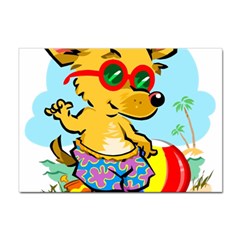 Beach Chihuahua Dog Pet Animal Sticker A4 (10 Pack) by Sarkoni