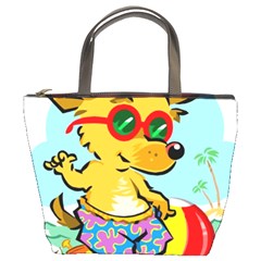 Beach Chihuahua Dog Pet Animal Bucket Bag by Sarkoni