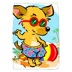 Beach Chihuahua Dog Pet Animal Removable Flap Cover (l) by Sarkoni