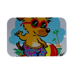 Beach Chihuahua Dog Pet Animal Open Lid Metal Box (silver)   by Sarkoni