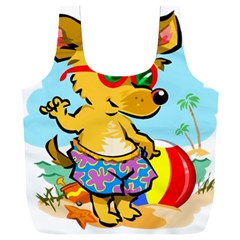 Beach Chihuahua Dog Pet Animal Full Print Recycle Bag (xxxl) by Sarkoni