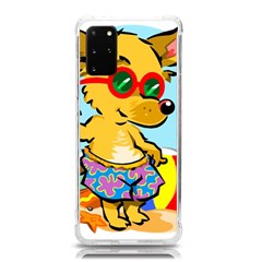 Beach Chihuahua Dog Pet Animal Samsung Galaxy S20plus 6 7 Inch Tpu Uv Case by Sarkoni